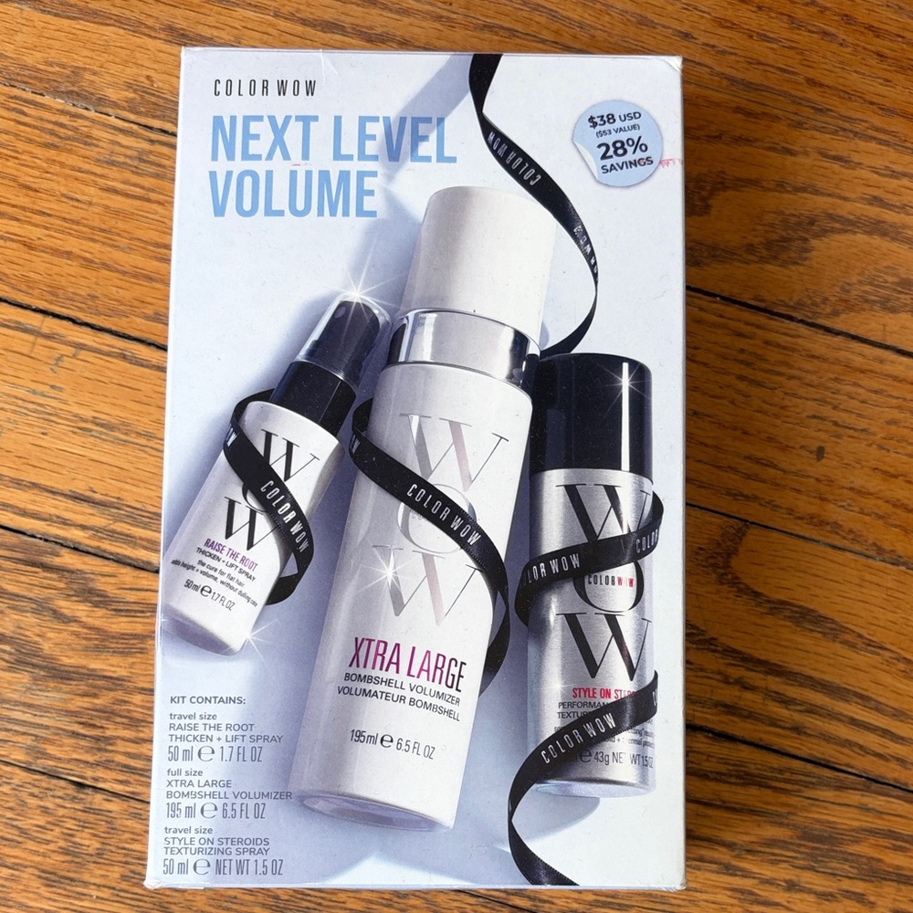 Color Wow Next Level Volume Xtra Large White Volumizer Kit
